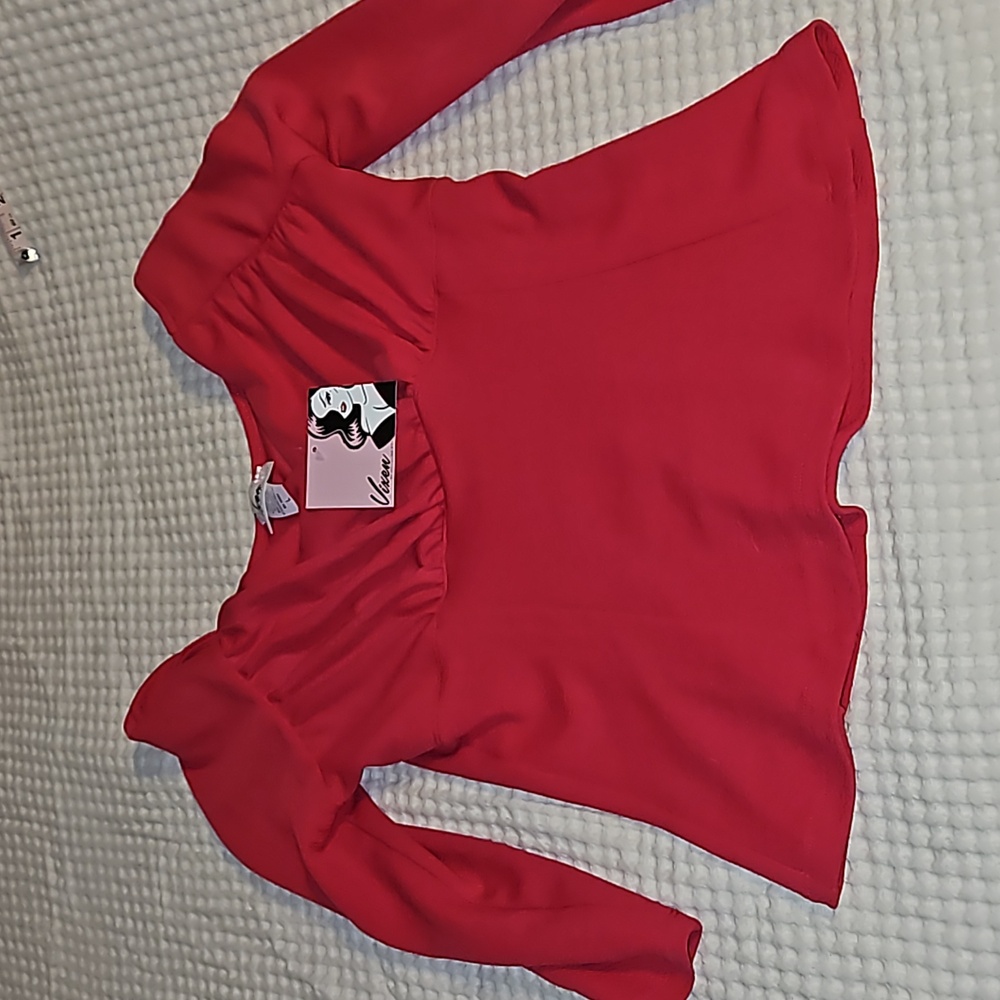 Hot Pink Vixen Starlet top size L